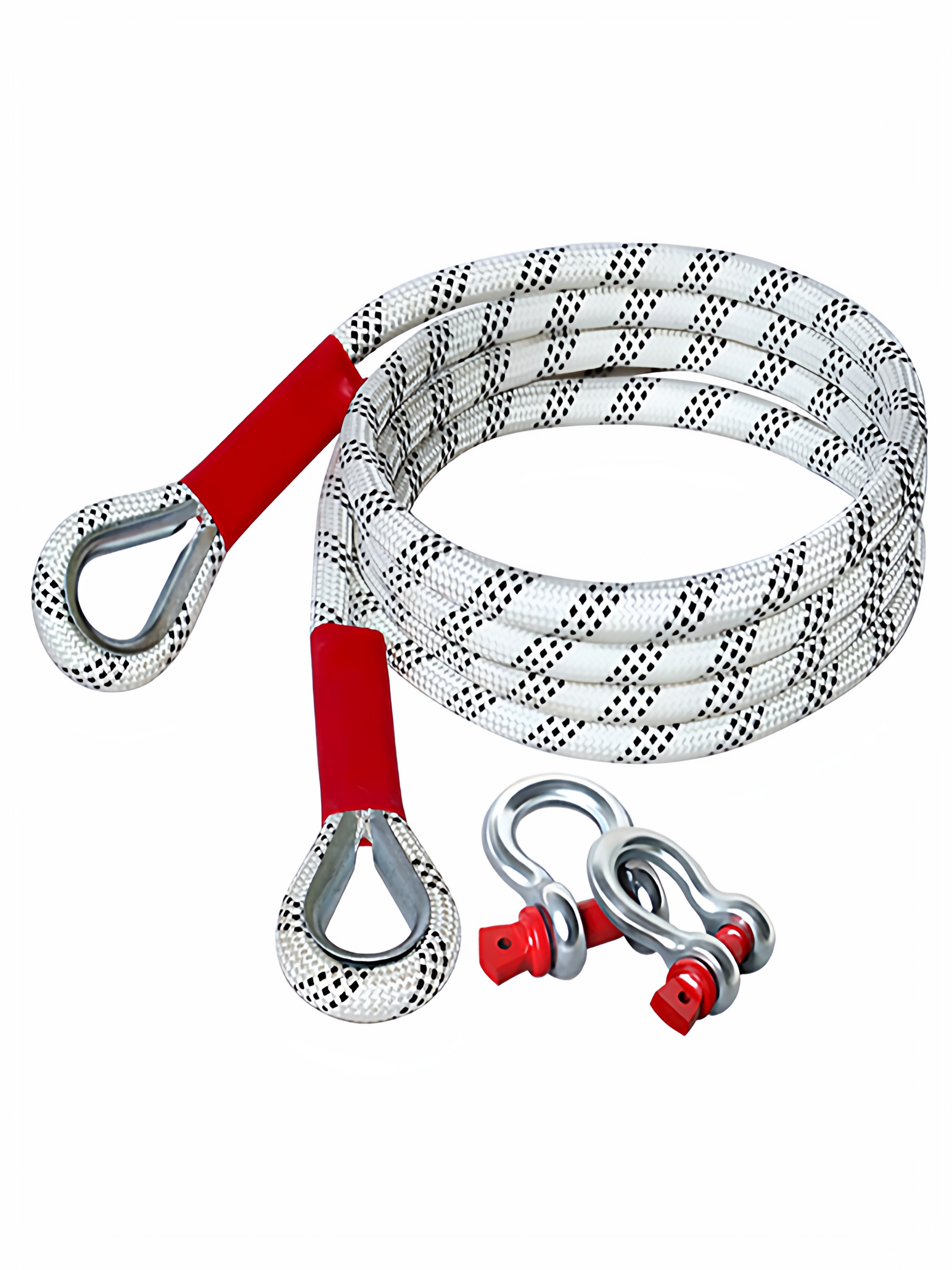 Car Tow Rope for Off-Road Use, Suv, Heavy-Duty Truck, High-Strength Rescue Traction Rope, Household Sedan