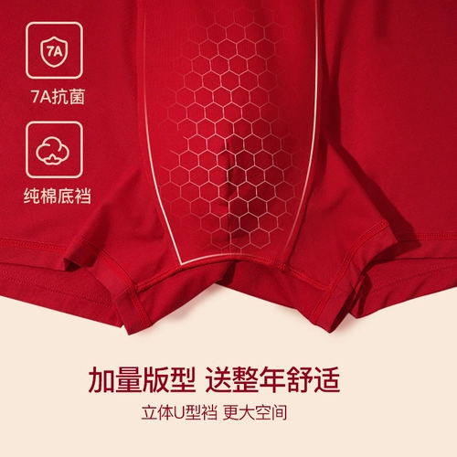 Красные трусы, раскраска, оберег на день рождения, хлопковые шорты, подарочная коробка