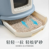 [Pre -Sale] Кошачья песчаная горшка с полным покрытым ящиком -типом.