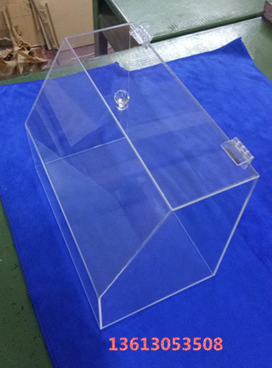 Custom acrylic box storage box model box display dustproof box custom processing grid box drawer box