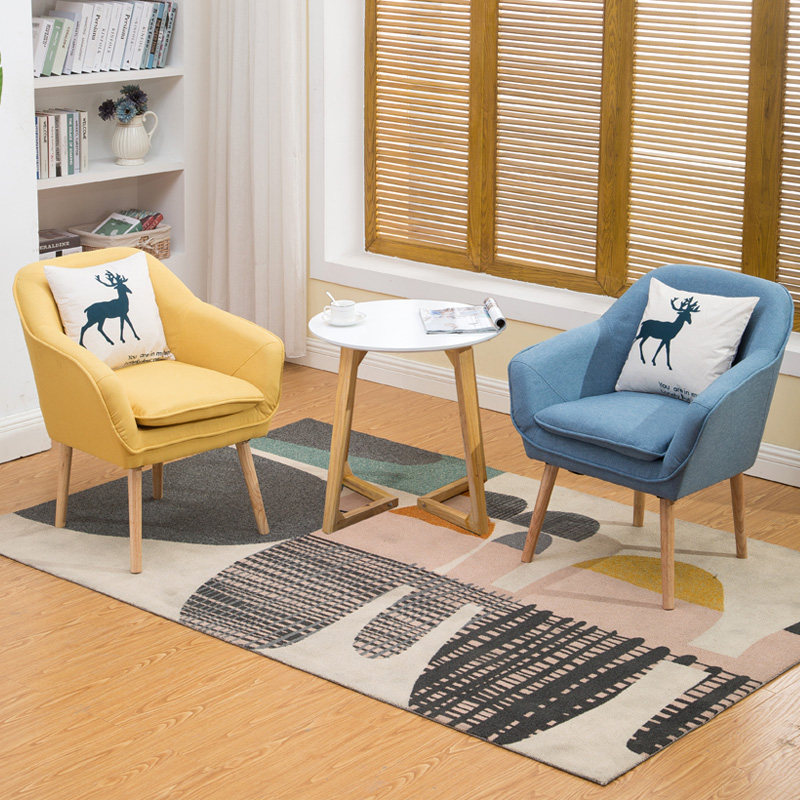 Milk Tea Shop Sofa Table and Chair Combination Casual Card Seat Small Single Dessert Shop Net Red Clothing Cafe Simple Snacks