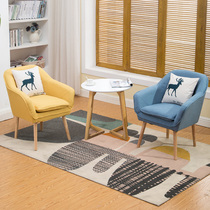 Milk Tea Shop Sofa Table and Chair Combined Casual Card Seat Small Single Player Snacks Net Red Clothing Cafe