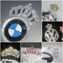  Car diamond sticker Personality Queen crown car sticker 3D personality three-dimensional body sticker reflective sticker to cover scratches