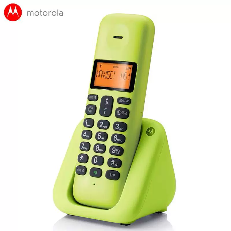 Моторола T301C цифровой беспроводной телефон для офиса стационарный домашний фиксатор — подставка автономная