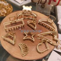 South Korea Gate Imports Mura Summer New Metal Grip Hairpin Hairpin Hairpin Hairpin Top Clip Woman