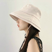 Fisherman hat female summer Korean Dongdaemun sun hat female sunscreen cover face anti-UV Japanese sunshade hat female