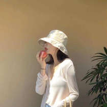 2021 spring and summer Korea Dongdaemun fishermans hat clean face big brim sunshade wrapped edge British basin hat womens hat