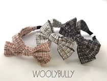 Winter Korea East Gate Hair Accessories Han Version European and American Stripes Net Red Temperament and Tide Hair Hoop Womens Card Issuer Hairpin Hoop