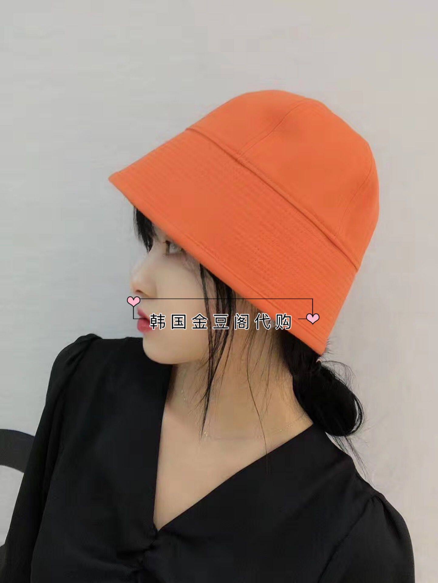 2020 South Korea East Gate Spring Summer New Net Red Pure Cotton Fisherman Hat Tub Cap Bucket Cap Lady Sundae Hood