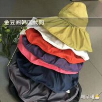 2020 Summer Korea East gate imports MEMUSE new large eaves UV sun protection sunscreen hat children empty tophat