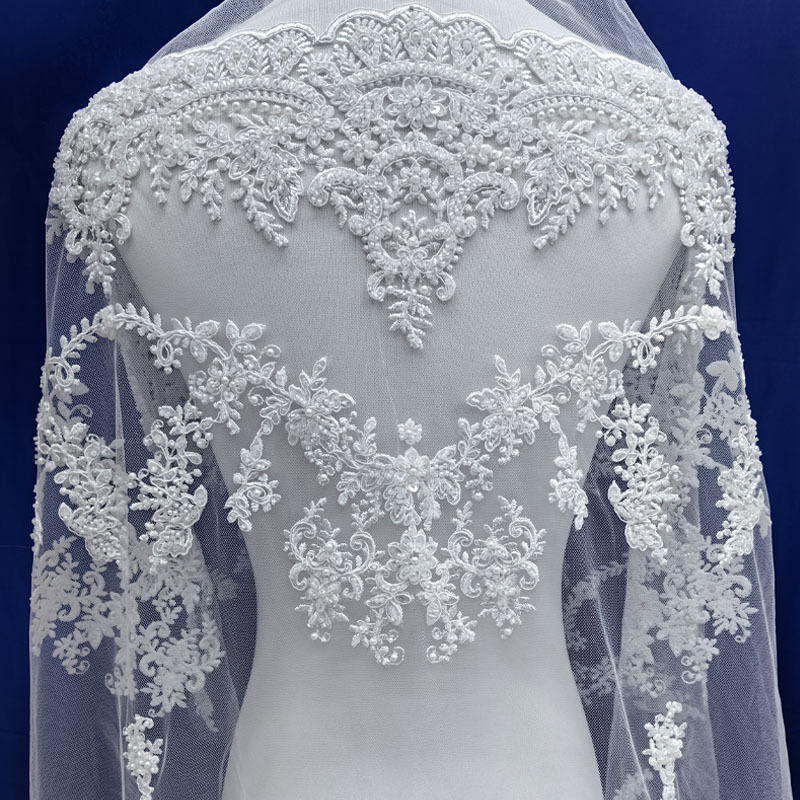 New High-End Bead Embroidery White Rice Thread Embroidery Thread for Wedding Dresses, Lace, Handmade Curtains, Photo Frame Background Decoration New High-End Bead Embroidery White Rice Thread Embroidery Thread for Wedding Dresses, Lace, Handmade Curtains, Photo Frame Background Decoration