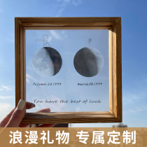 Birthday gift customized couple photo frame Valentines Day DIY gift for girls and boys to send to best friends and girlfriends to commemorate the meaning