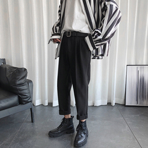 Leisure small trousers men slim feet nine suit pants Korean version of the trend Joker ins trousers Rui handsome ulzzang