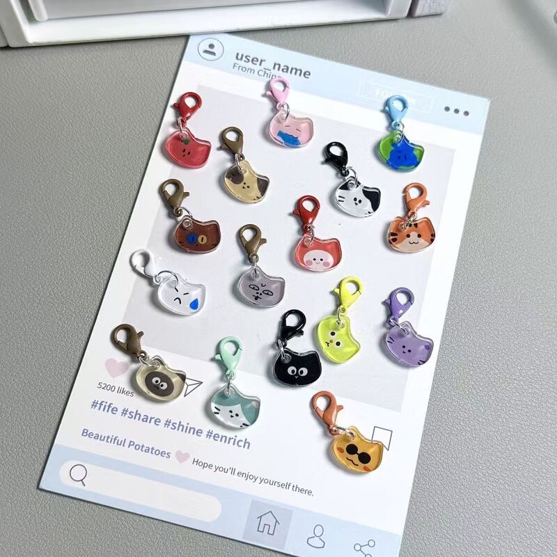 Little Red Book Same Style Cat Mini Pendant Cute Accessory Zipper Super Adorable ins Niche Acrylic High Aesthetic Value Little Red Book Same Style Cat Mini Pendant Cute Accessory Zipper Super Adorable ins Niche Acrylic High Aesthetic Value