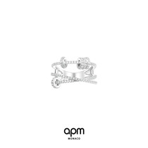 APM Monaco to run the ring couple's index finger ring niche exquisite design new year gift jewelry