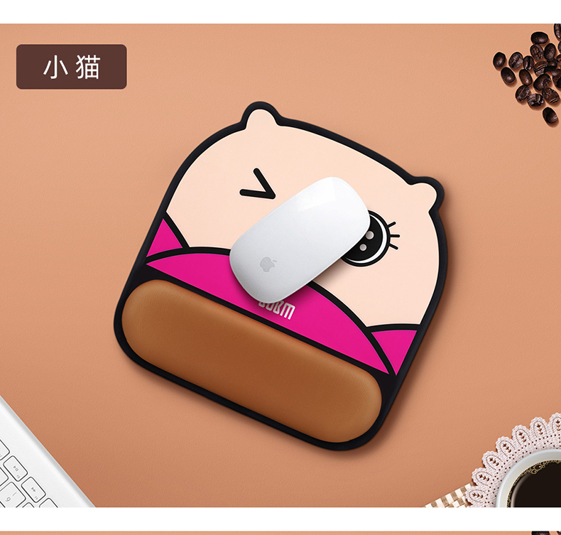 Chuột pad cổ tay nữ silicone nhỏ tay hỗ trợ cô gái dễ thương máy tính xách tay chuột pad anime thoải mái cổ tay hỗ trợ sáng tạo nam esports trò chơi pad cổ tay - USB Aaccessories cáp sạc usb