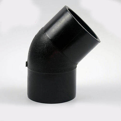 PE elbow 45 degrees hot melt butt fitting elbow 63 75 90110125160200225315