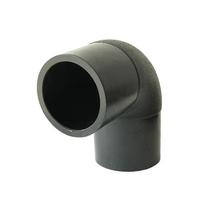 PE diameter bend 90 ° hot melt PE fittings 63 75 90 110 160 200 250 315