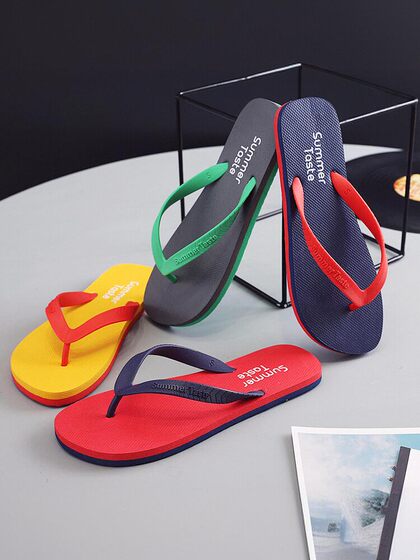 人字拖男2025夏季新款简约潮流沙滩鞋外穿防滑夹脚百搭韩版拖鞋男