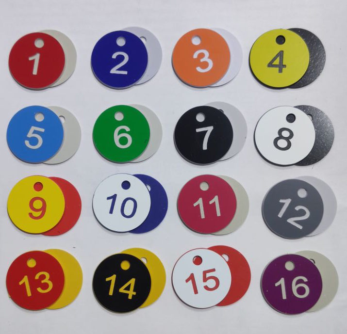 Number plates Digital handcard Key cards Cards Bathing number Bath Numbered Cards Sauna Hand cards