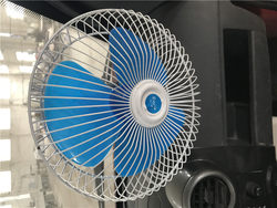New Energy Vehicle Fan Three -wheels Three -wheels Shake the head fan electric vehicle modified accessories 12v20W single network cooling device