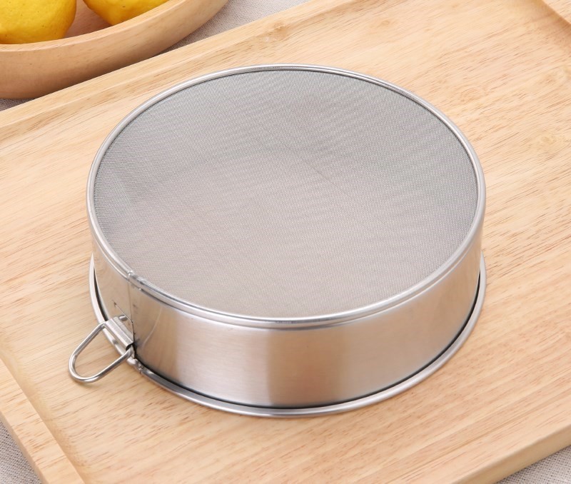 2019 Stainless steel flour screen screen screen fine sugar powder sieve filter screen 60 mesh new models