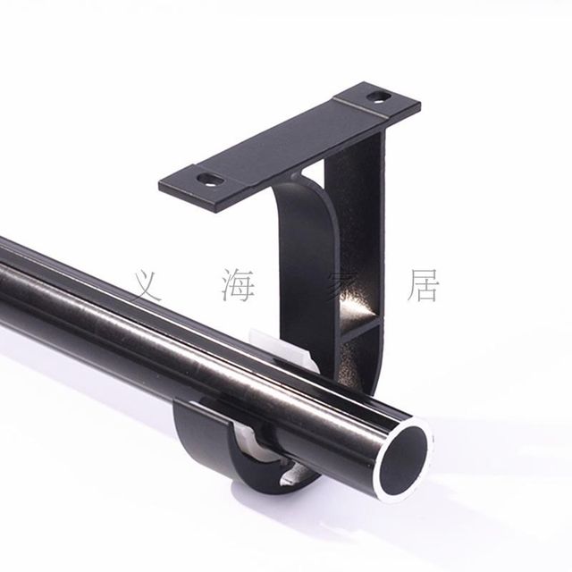 Large top-mounted bracket double-rod single-rod Roman rod curtain rod support bracket bracket holder 3032mm accessories