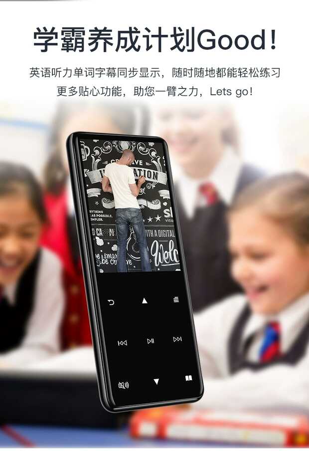 Máy nghe nhạc mp3 sinh viên tiếng Anh Walkman mp4 màn hình cảm ứng mp6 xách tay p3 nghe bài hát mini mp5 - Máy nghe nhạc mp3 máy nghe nhạc mp3 sony
