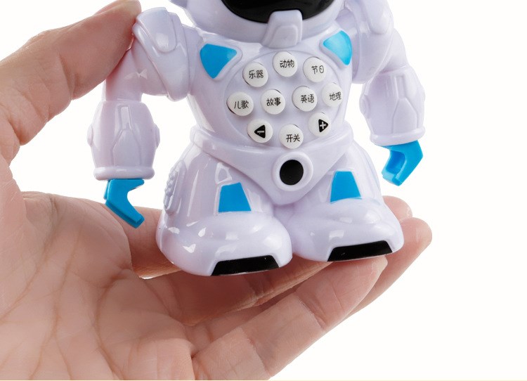 Trẻ sơ sinh giáo dục sớm robot thông minh câu chuyện âm nhạc máy trẻ em bài hát với ánh sáng nhỏ kèn robot đồ chơi đồ chơi cho bé 2 tuổi