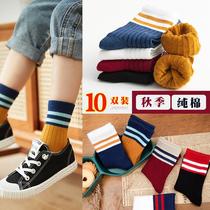 Childrens socks in summer thin cotton boy stockings