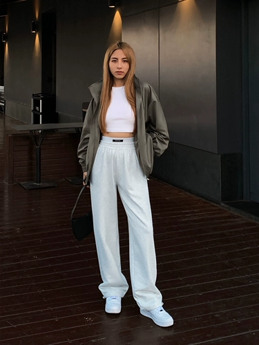 Спортивные флисовые демисезонные леггинсы для отдыха, штаны, свободный прямой крой