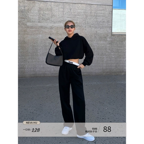 Спортивные флисовые демисезонные леггинсы для отдыха, штаны, свободный прямой крой