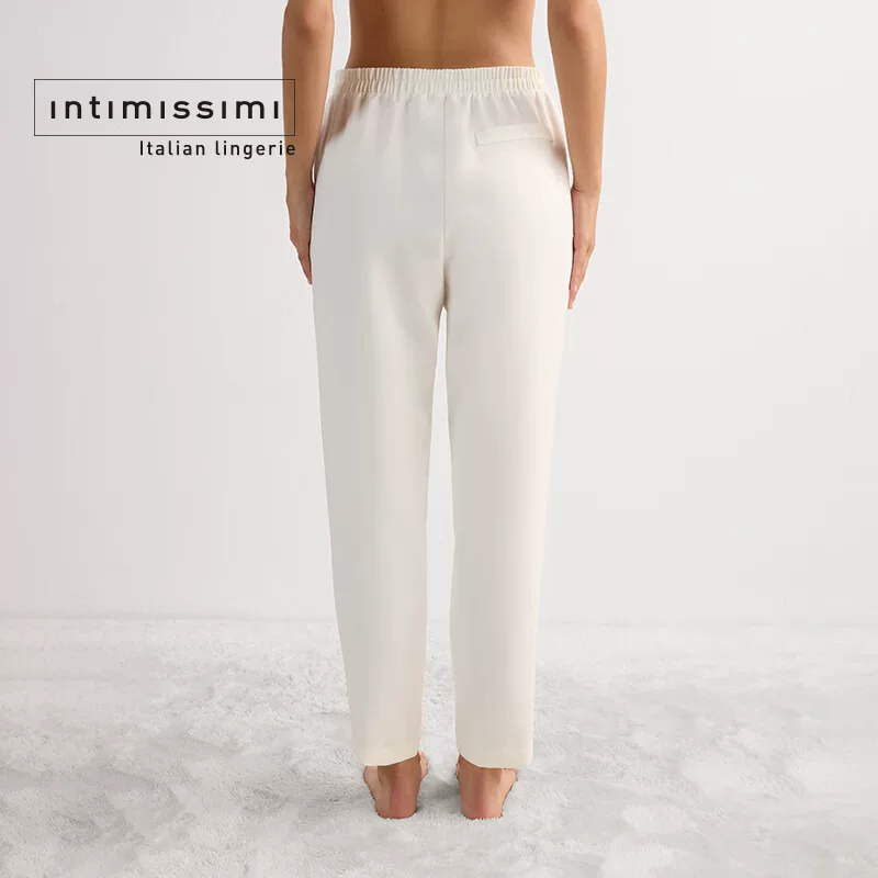 Женские штаны Intimissimi однотонный элегантный и удобный двойной карман эластичная лента укороченные AI075Z
