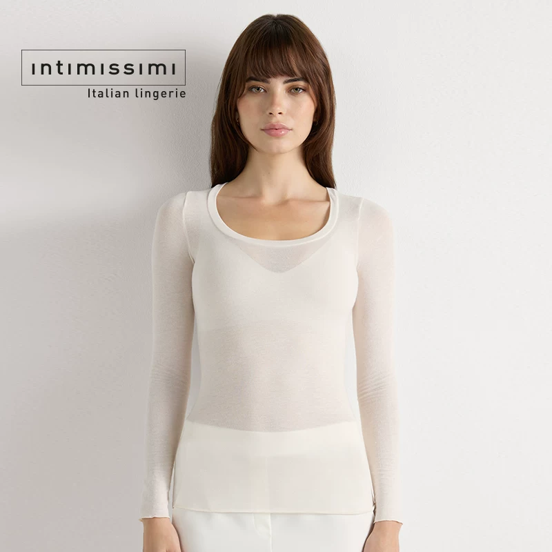 Intimissimi модная тонкая и узкая футляр касмехер модал низкий ворот CLD28N