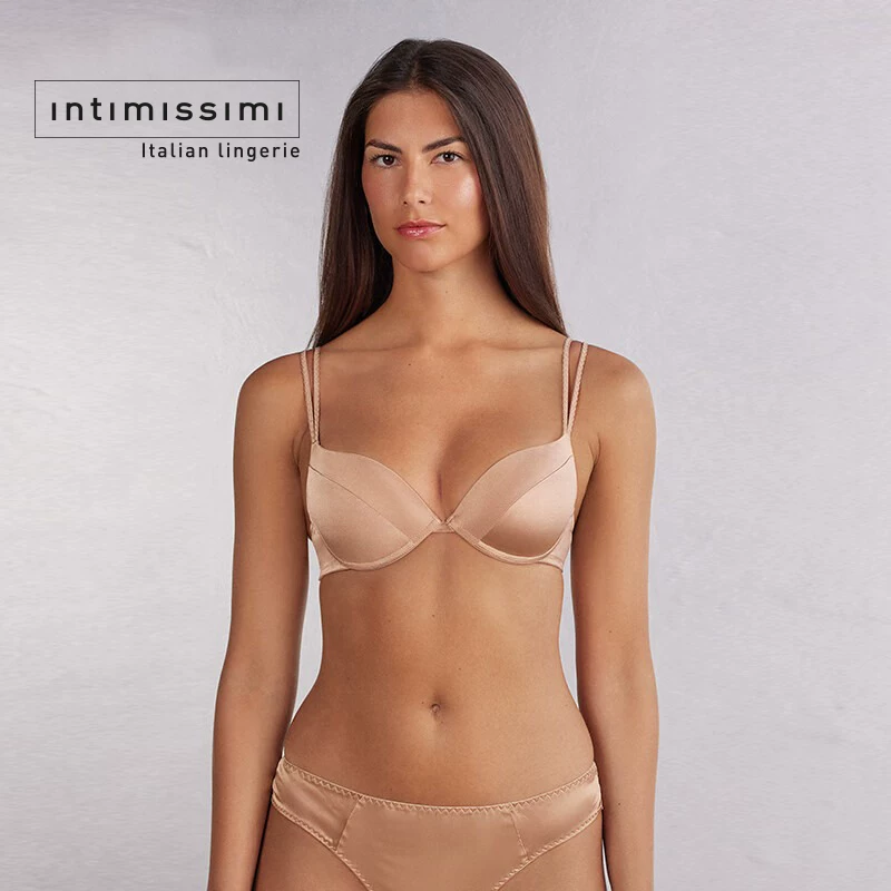 Intimissimi Bellissima элегантный шелк тутовый шелк комфортный push-up бюстгальтер RPD92L