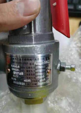 适合药厂和灭菌器用的台州广易不锈钢阀门A228Y-1整定压力0.7Mpa