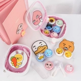 Невидимые милые очки, портативная банка для хранения, двойная коробка