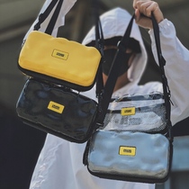 EDITOR01 Italy Crash Bag Transparent Messenger Bag Fashionable Portable Cosmetic Bag ins wind spot