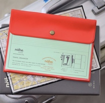 EDITOR01 Japan imported HIGHTIDE Nahe series travel finishing storage bag card holder passport spot