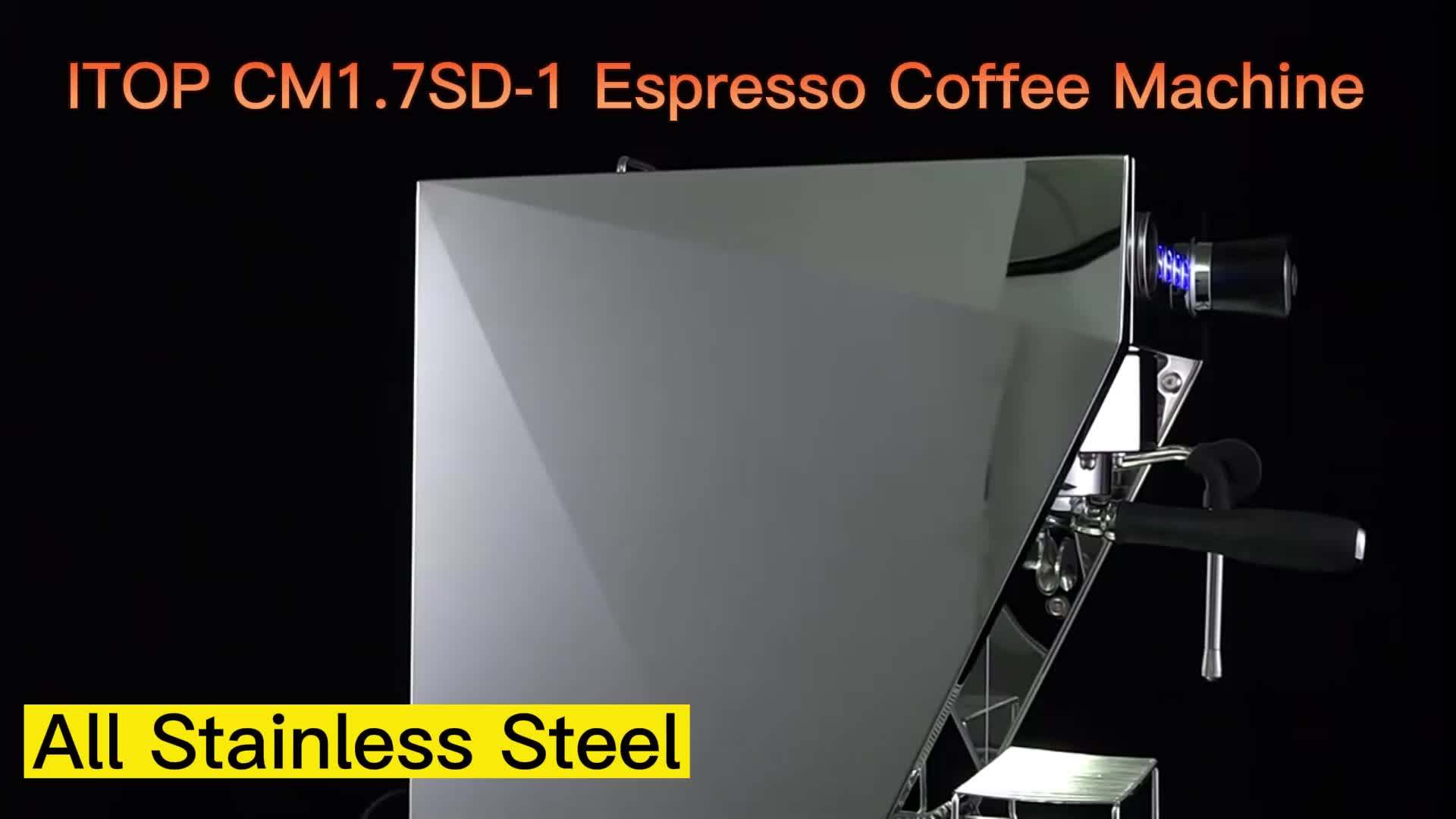 1.7l Espresso Coffee Machine 100 Cup Ground Mini Mocha Portable Coffee