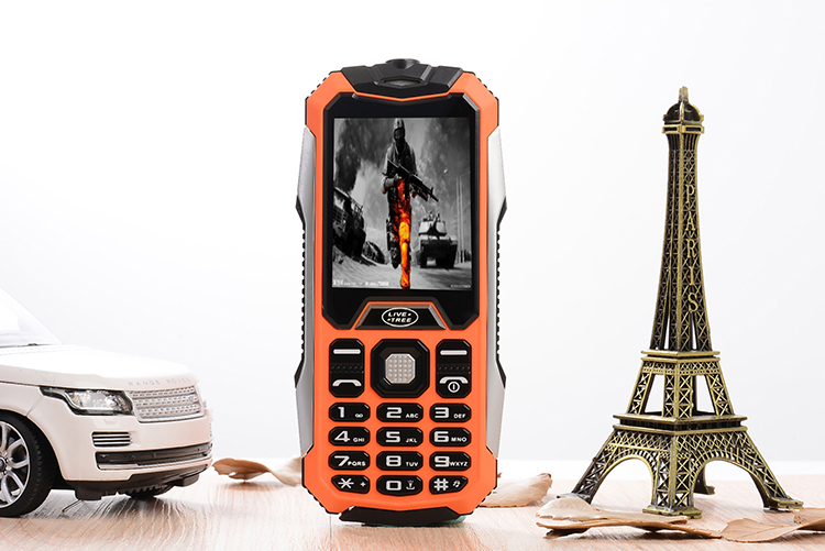 Ba nút chống mỏng điện thoại di động cũ to lớn viễn thông di động cũ điện thoại di động cũ cây ô liu D9800