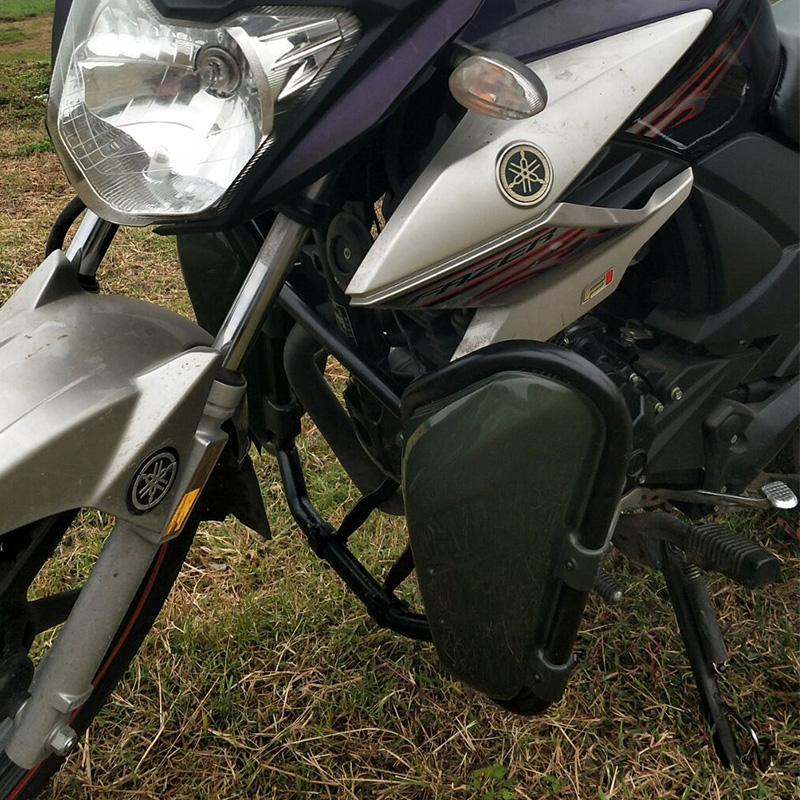 YAMAHA ys150 motorcycle parts modified bumper Front bumper storage box anti-drop lever