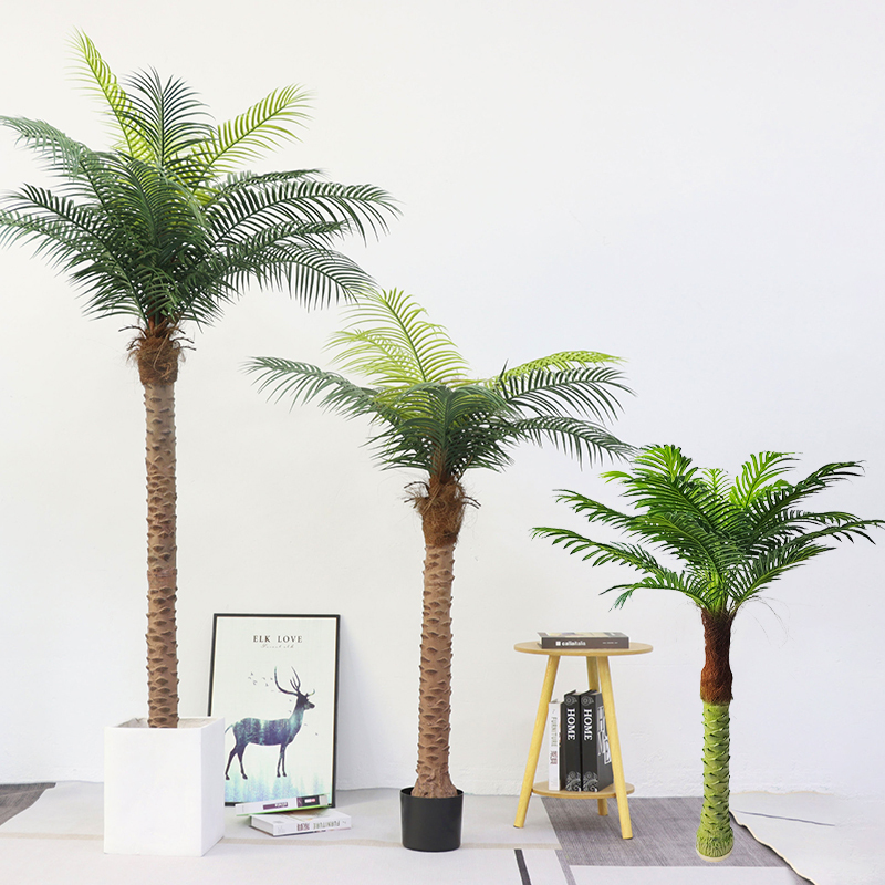 Artificial Coconut Tree, Small Fake Coconut Palm Tree, Plant Decoration, Green Plant, Needle Palm, Indoor Landscaping Arrangement, Ornament Artificial Coconut Tree, Small Fake Coconut Palm Tree, Plant Decoration, Green Plant, Needle Palm, Indoor Landscaping Arrangement, Ornament