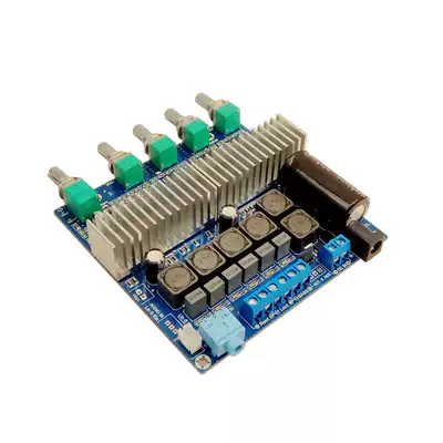 2 1D high-power HIFI amplifier overweight subwoofer board with front-stage amplification bass crossover three-channel output