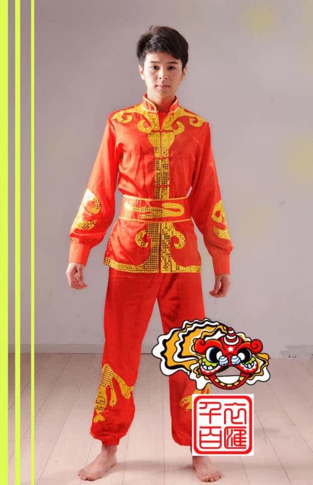 Quần áo yangko quốc gia mới nam và nữ nhảy rồng và đội múa lân shop đồ nam