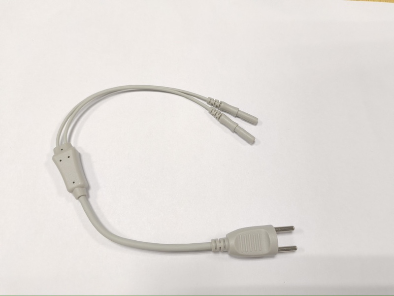 Melande Postpartum Pelvic Floor Repair Rehabilitation Instrument Connecting Line Disposable Electrode Adapter Cable Two Connecting Wires