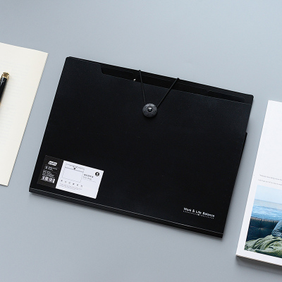 优凡A4-5格入搭扣文件夹