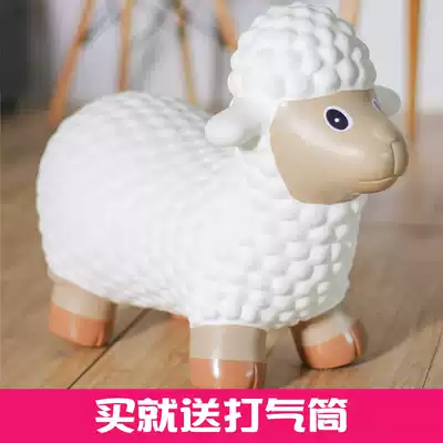 Babi Elf Children's Toys Jumping Horse Safe Non-toxic Inflatable Jumping Sheep Plus Thickening 100% Non-toxic