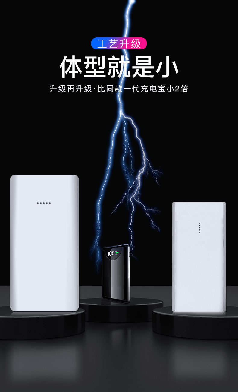 Sạc mini kho báu 20000M mAh dung lượng lớn di động siêu mỏng di động Apple Huawei vivo kê điện thoại nhỏ gọn cô gái dễ thương sáng tạo sạc nhanh đặc biệt đục lỗ graphene net màu đỏ - Ngân hàng điện thoại di động sạc dự phòng đa năng