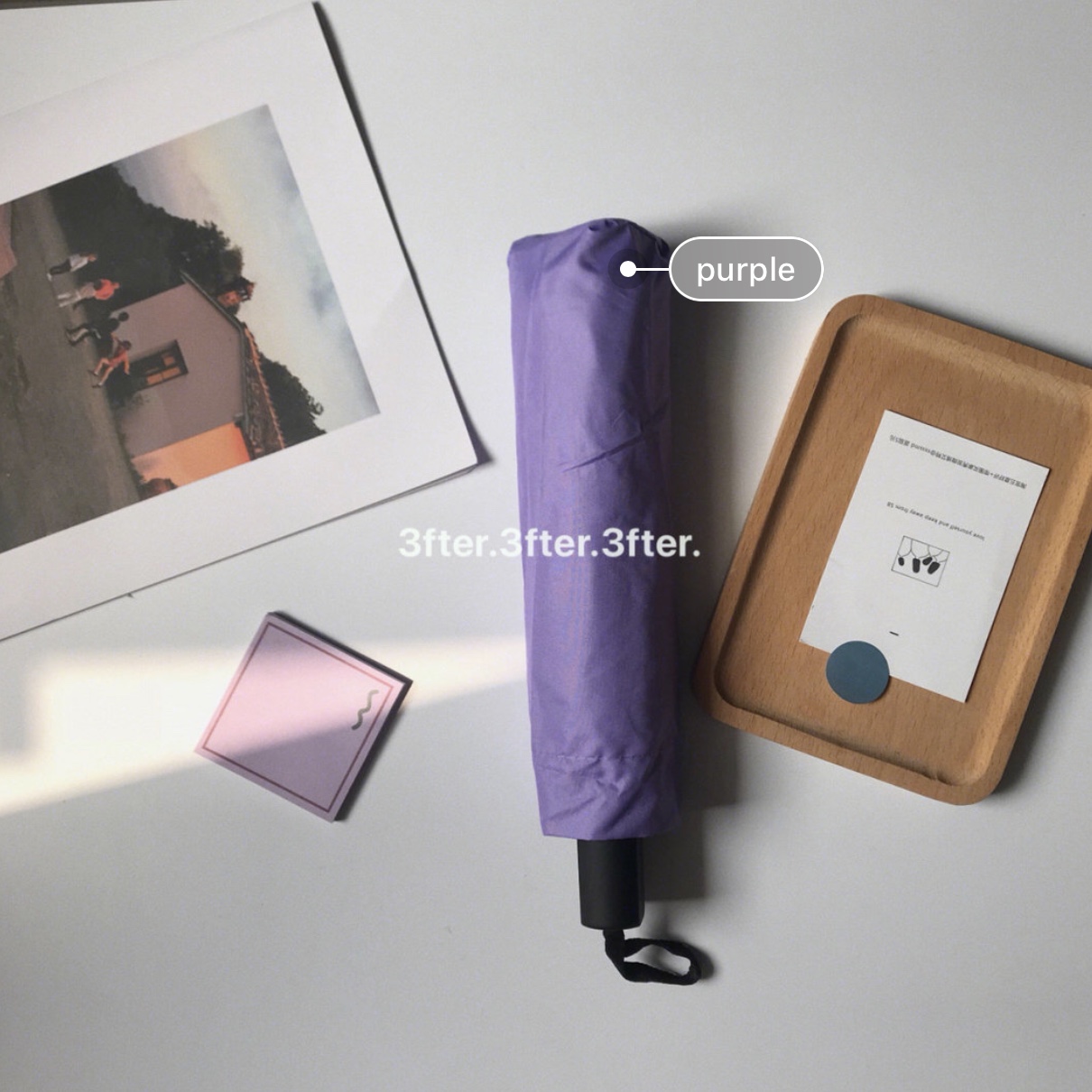 Purple special Purple photo essentials Ins folding sunscreen umbrellas sunshade umbrellas